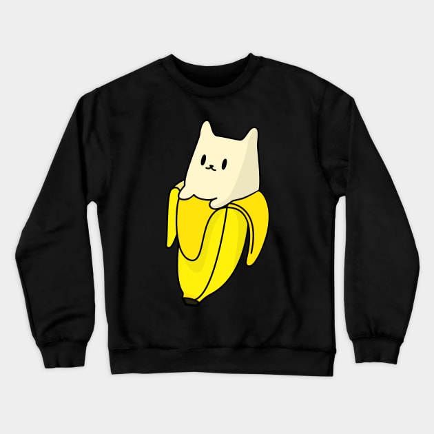 Kawaii Banana Man Crewneck Sweatshirt by happinessinatee